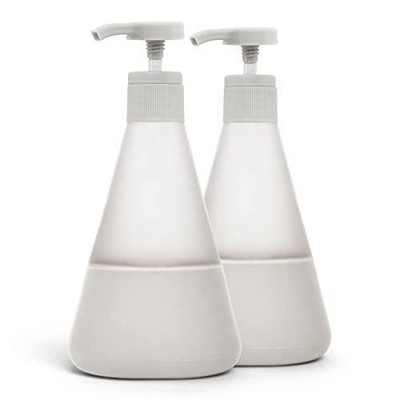 Dispenser (12oz, 2 Pack) - Refillable Glass Soap Dispenser