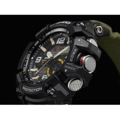 Pre-owned G-shock Casio  Gg-1000-1a3jf Master Of Land Mudmaster Men's Watch Green Digital