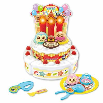 JOY PALETTE ANPANMAN Birthday Ice Cake Set w/ Tracking NEW