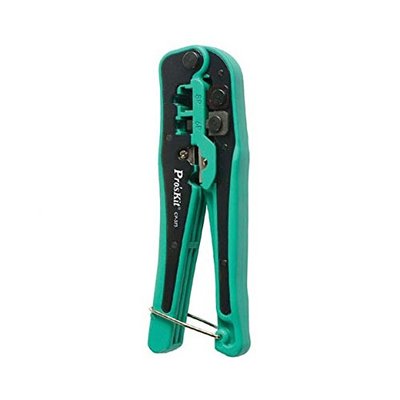Eclipse Pro'sKit 902-086 Modular Plug Crimper with Stripper