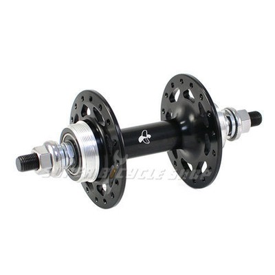 1 Pair Circus Monkey HRW PISTA2 Road Hubs 24 Hole Black