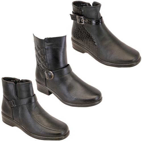 Calzado de mujer botines de charol