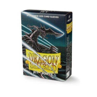 Dragon Shield 60 Japanese YGO Small size Deck Protector Card Sleeves Matte Jet