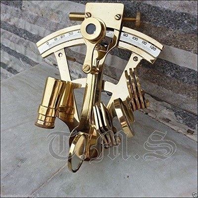 Solid Brass Sextant 4/" Astrolabe Marine Nautical Maritime Gift Ships Instrument