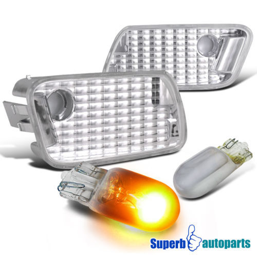 DNA MOTORING HL OH CI00 CH AM Chrome Amber Headlights Compatible with 00 05 Chevy Impala