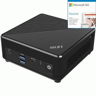 MSI Cubi N Cubi N ADL-021US Desktop Computer - Intel Celeron + Microsoft 365 Bun
