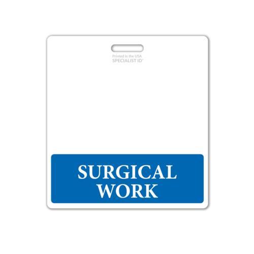 Surgical Work Badge Buddy Oversized Horizontal XL ID Badge Backer