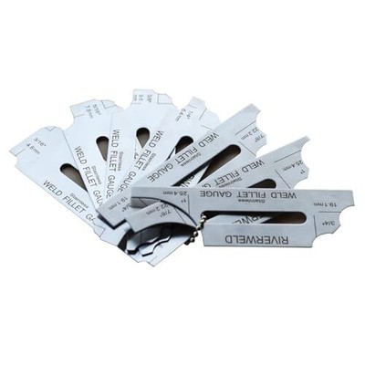 7piece Fillet Weld Key Chain Set Gage Rl Gauge Depth Gauges Welding Inspectio...