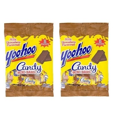 933072 2 X 113G BAG YOOHOO YOO-HOO MILK CHOCOLATE FLAVOURED MINI CANDY BARS