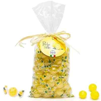 Italian Lemon Candy Drops - Lemon Hard Candy Individually Wrapped - Fizzy and...