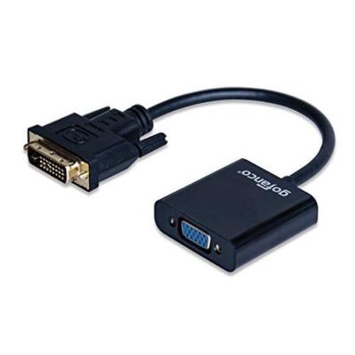 gofanco DVI-D to VGA Active Converter M/F 1080p or 1920x1200   Black (DVIDVGA2)