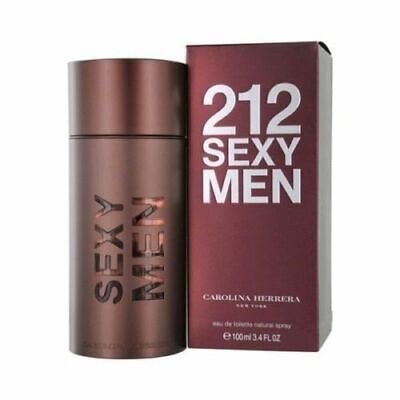 212 SEXY BY CAROLINA HERRERA 3.4 O.Z EDT SPRAY *MEN'S PERFUME* NEW SEALED BOX
