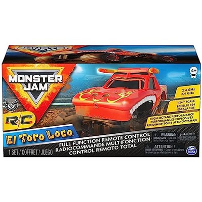 Monster Jam Official El Toro Loco Remote Control Monster Truck 1 24 Scale 2.4 GH