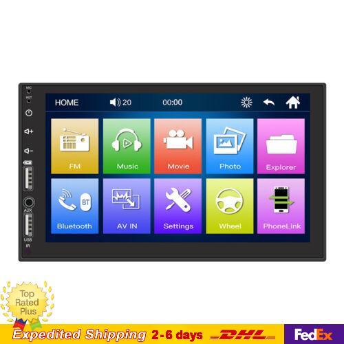 7 Inches Double Usb Audio Radio Mp5 Fm Hd With Camera