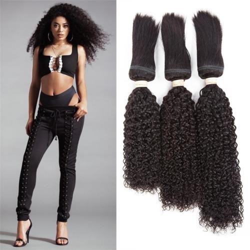8a Braid In Bundle Hair Extension Brazilian Kinky Curly Straight