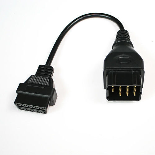 BeMatik - Câble De Diagnostic OBD2 16 Broches Femelle Vers Pinces Crocodiles Et Connecteur Lignes K Et L 64060241