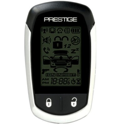 Prestige 5BCR14SP Replacement 2-Way Remote LCD Transmitter Start Key FOB APS997E