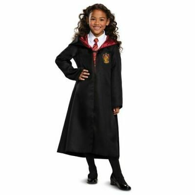 Harry Potter Gryffindor Classic Child Costume Robe Child Size Large w/ glasses/