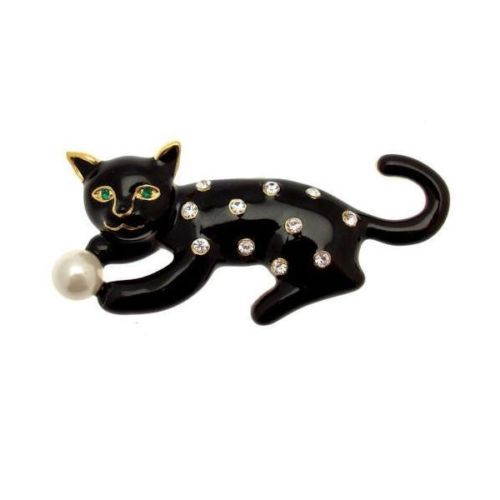 Crystal Gemstone Costume Brooches and Pins