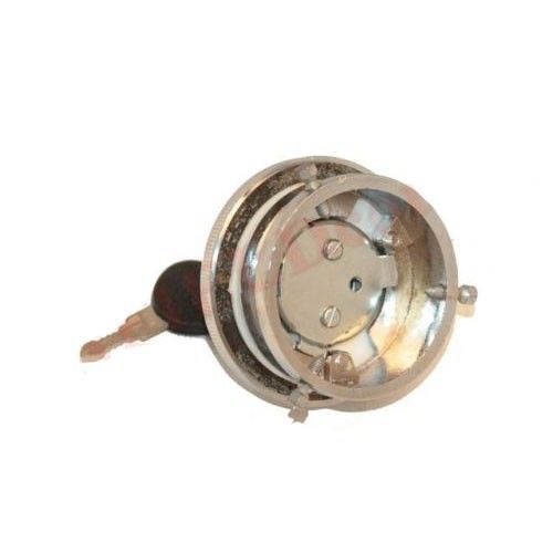 New Vintage Chrome Plated Locking Petrol Tank Cap With Keys Morris Austin Cars