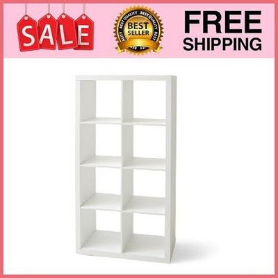 Better Homes & Gardens 8-Cube Storage Organizer, White Texture