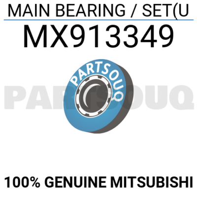 MX913349 Genuine Mitsubishi MAIN BEARING / SET(U | eBay