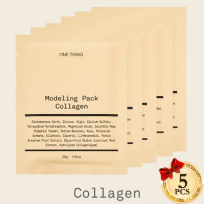 ONE THING Collagen Modeling Pack 30g 5pcs Jelly Mask Skin Care K-Beauty in Korea