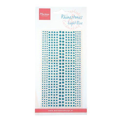 Marianne Design Acryl Strass-Steine Selbstklebend Hellblau in 2mm, 3mm & 4mm