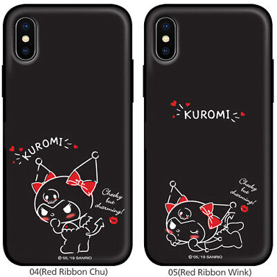 Kuromi Card Door Bumper Case for Galaxy S24 S23 Plus Ultra