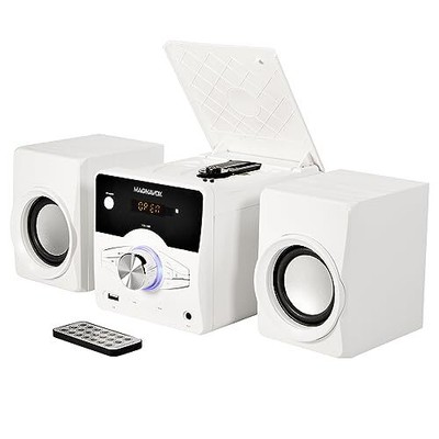 Mm442wh 3piece Top Loading Cd Shelf System With Digital Pll Fm Stereo Radio Blue