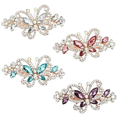  4 Pack Luxury Glitter Sparkly Jeweled Gems Crystal Rhinestone 4pcs Set D