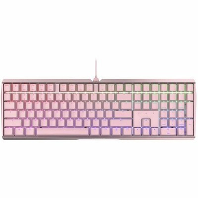 CHERRY MX 3.0S Wired RGB Keyboard, MX SILENT RED SWITCH,  For Office And Gaming,