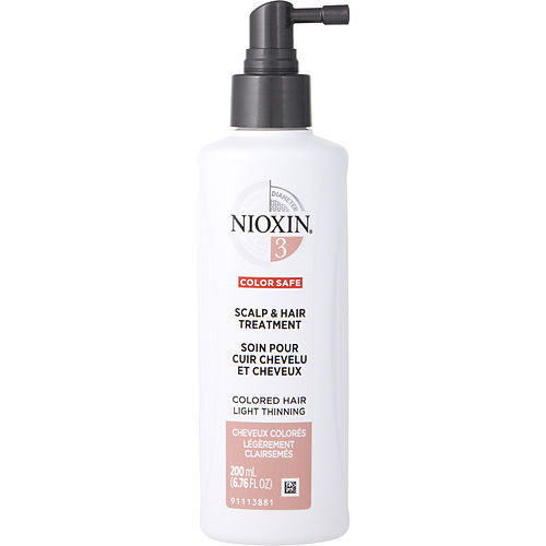 Nioxin System 3 для ухода за кожей головы и волосами, Окрашенные волосы с легким истончением,