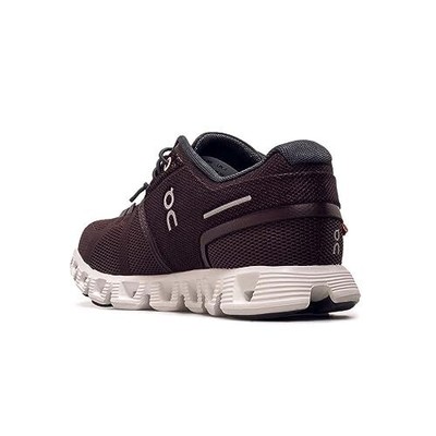 Pre-owned On Womens Cloud 5 Textile Synthetic Mulberry Eclipse Trainers 9.5 Us