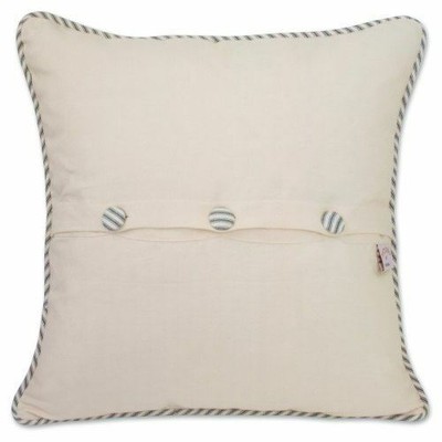 Newport Hand-Embroidered Pillow