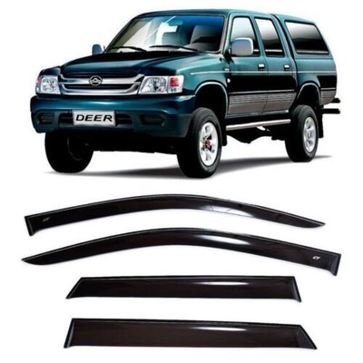 For Great Wall Deer G3 Side Window Wind Visors Sun Rain Guard Vent Deflectors