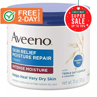 Aveeno Skin Relief Intense Moisture Repair Cream with Triple Oat Complex,