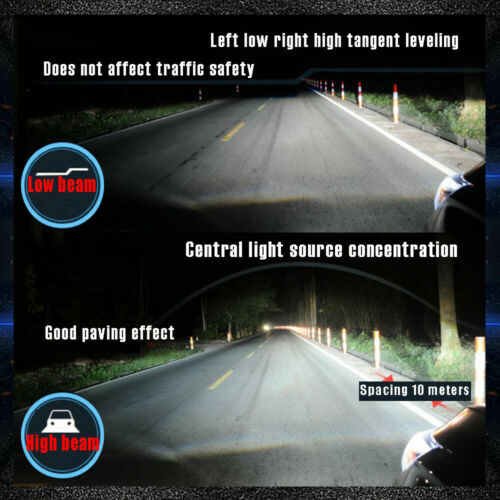 For Nissan NV200 2013-2019-2X 2 Side 9008 / H13 LED Headlight 6000K White Bulbs