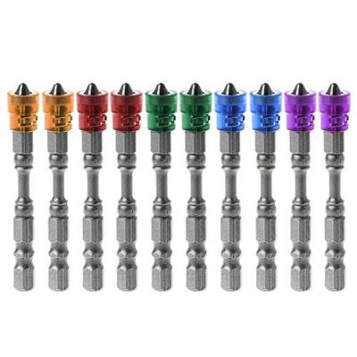 10Pcs PH2 Magnetic Phillips Cross Screwdriver Bits Set 1/4 Inch Hex Shank