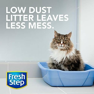 Fresh Step Lightweight Multi-Cat, Clumping Cat Litter, Unscented, 15.4 Pounds