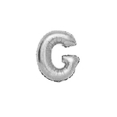 16 inch Silver Alphabet Foil Balloons For Party Birthday Wedding Decor Letter G