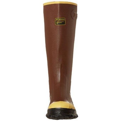 Pre-owned Lacrosse Men's Pac 16” Steel Toe Work Boot, Rust