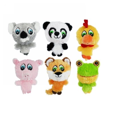 Knobby Noggins Dog Toy 4'' Assorted Animals  1 Count By Multipet