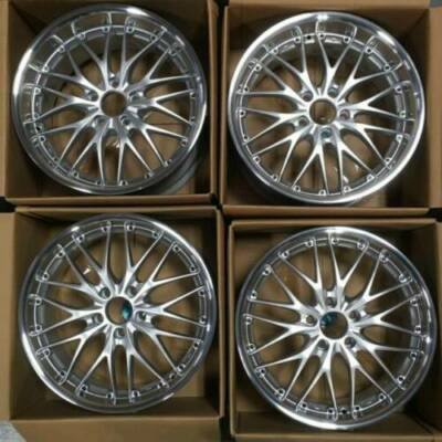 MRR GT1 Wheels For Chevy Corvette C4 18x8.5 / 18x9.5 Staggered 18 Silver Rims