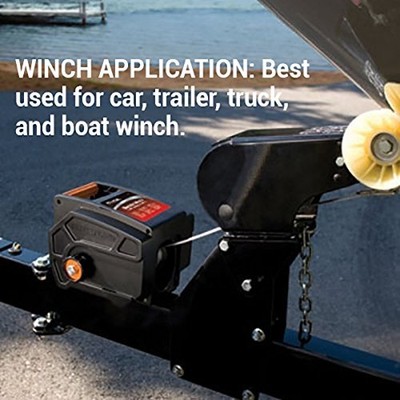 Electric Winch Towing 12 Volt Portable Boat ATV Truck Trailer 2-6000lbs Remote