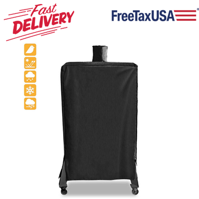 26" BBQ Grill Cover For Pit Boss Pbv5P1 & Pbv4Ps1 Vertical Wood Pellet