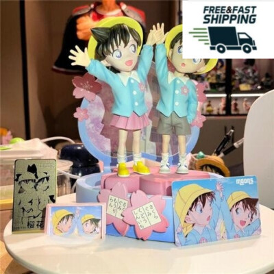 moons Studio Sakura Class Shinichi Kudo & Ran Mouri Resin Model In Stock 1/6
