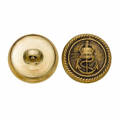 C C Metal Products Corp 5269 C C Metal Products Royal Anchor Metal Button Sz 30