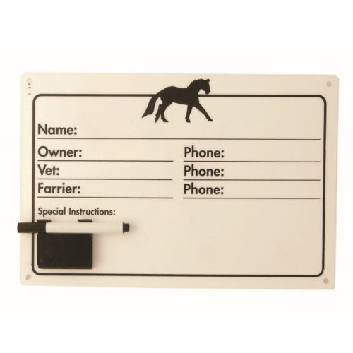 Roma Plastic Name Plate and Pen