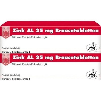 ZINK AL 25 mg Brausetabletten 01489003